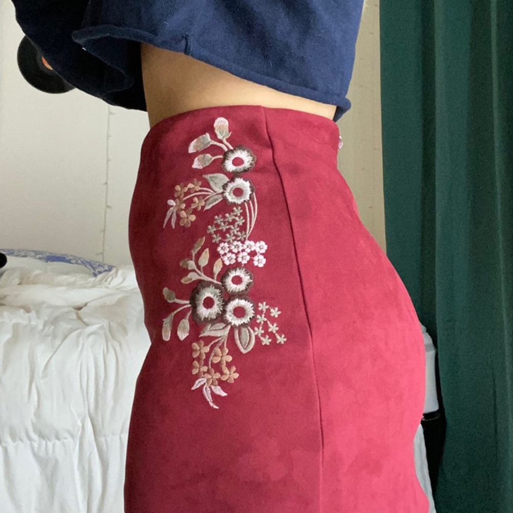 Francescas velvet skirt